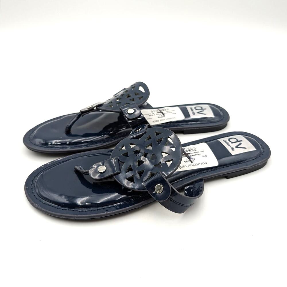 Dolce Vita Gotie Flip Flop Thong Sandals Women's Navy Storm Size US8.5 EU38.5
